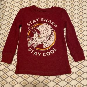 Toddler boys long sleeve thermal shirt